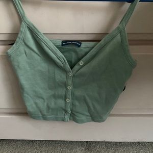 Brandy Melville button down tank